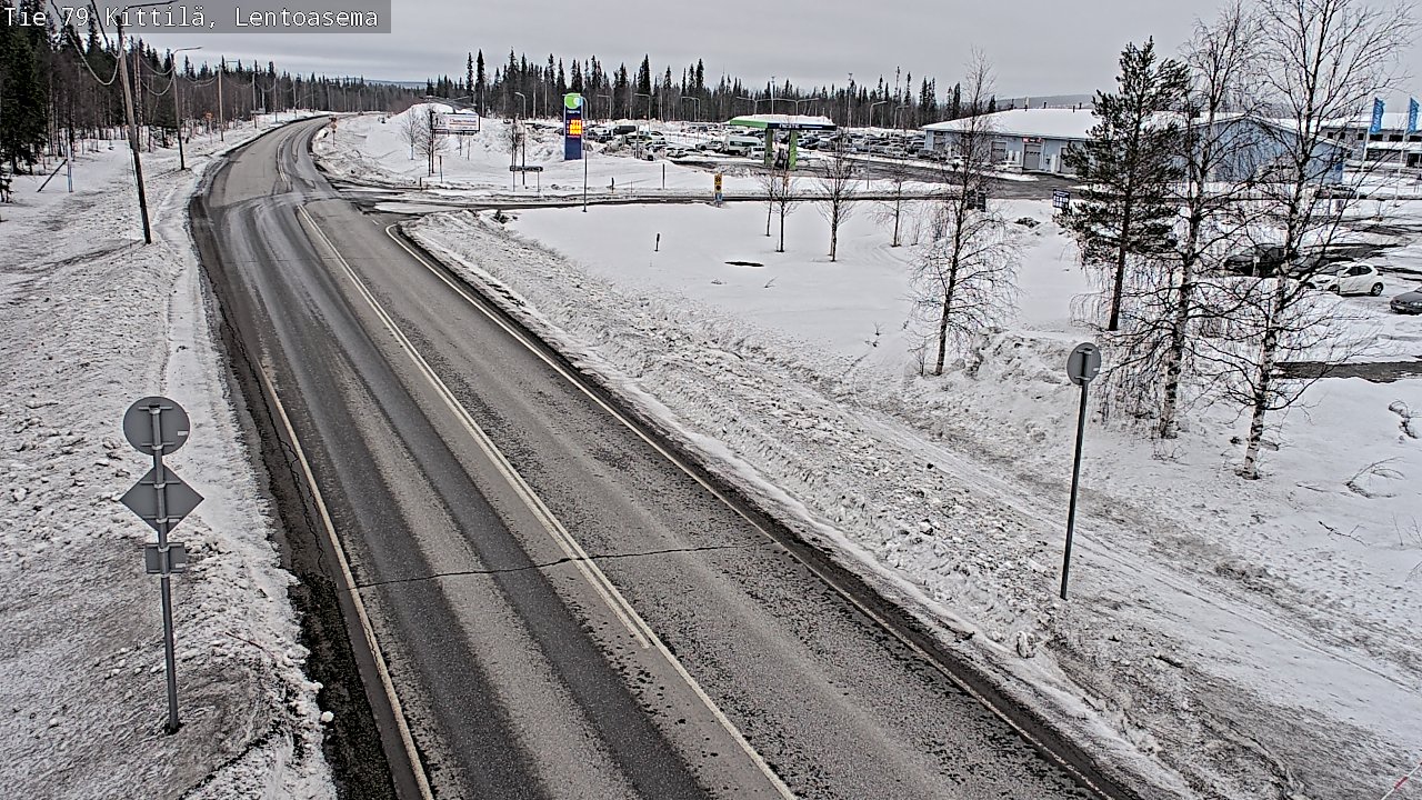 Kelikamerat Kuva Tie 79 Kittilä, Lentoasema, Kittilä, Lappi