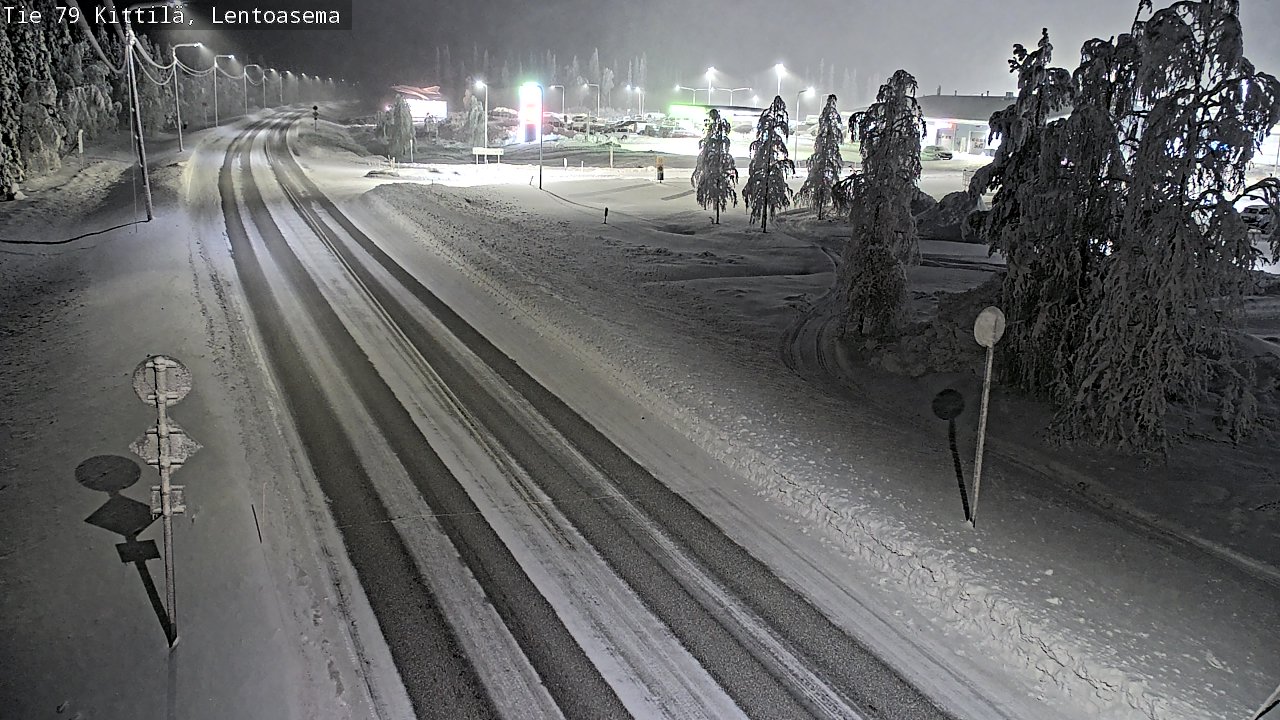 Kelikamerat Kuva Tie 79 Kittilä, Lentoasema, Kittilä, Lappi