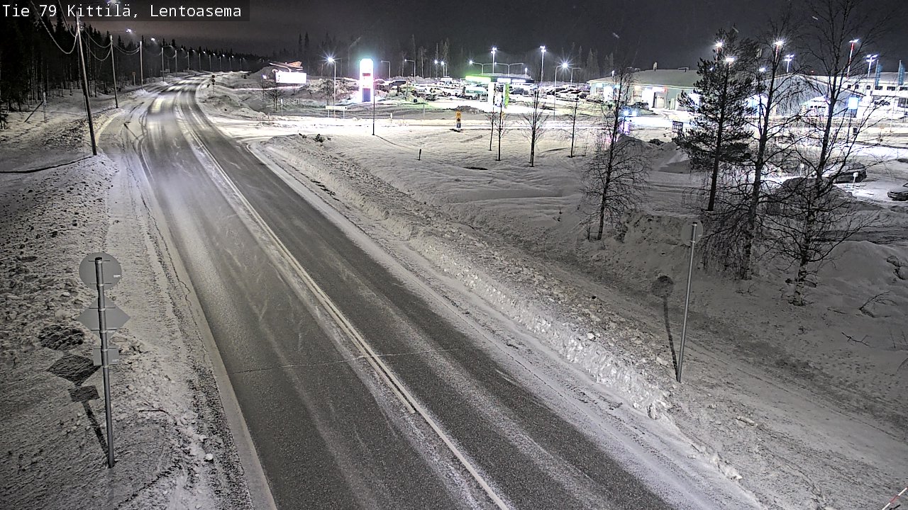 Kelikamerat Kuva Tie 79 Kittilä, Lentoasema, Kittilä, Lappi