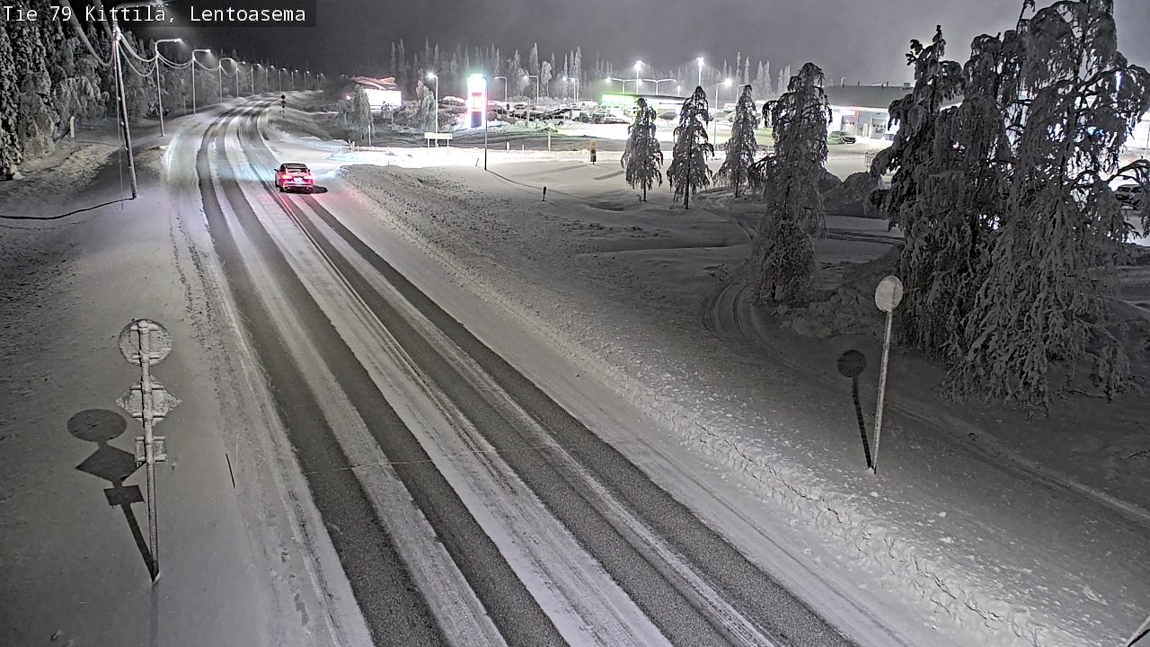 Kelikamerat Kuva Tie 79 Kittilä, Lentoasema, Kittilä, Lappi