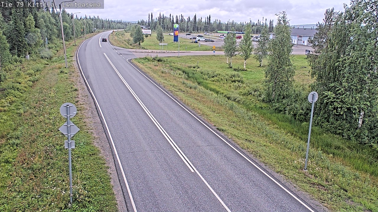 Kelikamerat Kuva Tie 79 Kittilä, Lentoasema, Kittilä, Lappi
