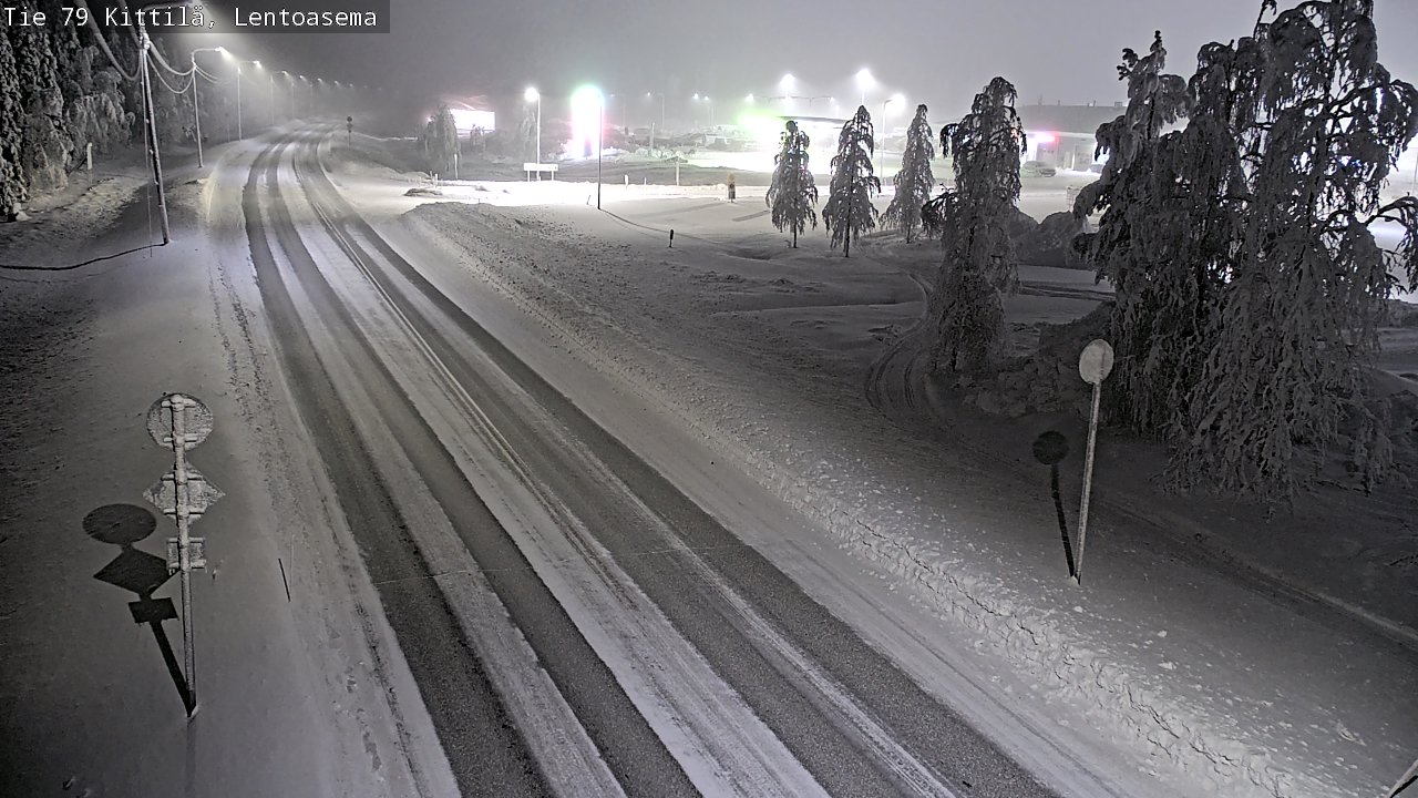 Kelikamerat Kuva Tie 79 Kittilä, Lentoasema, Kittilä, Lappi