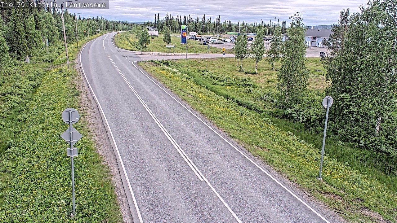 Kelikamerat Kuva Tie 79 Kittilä, Lentoasema, Kittilä, Lappi
