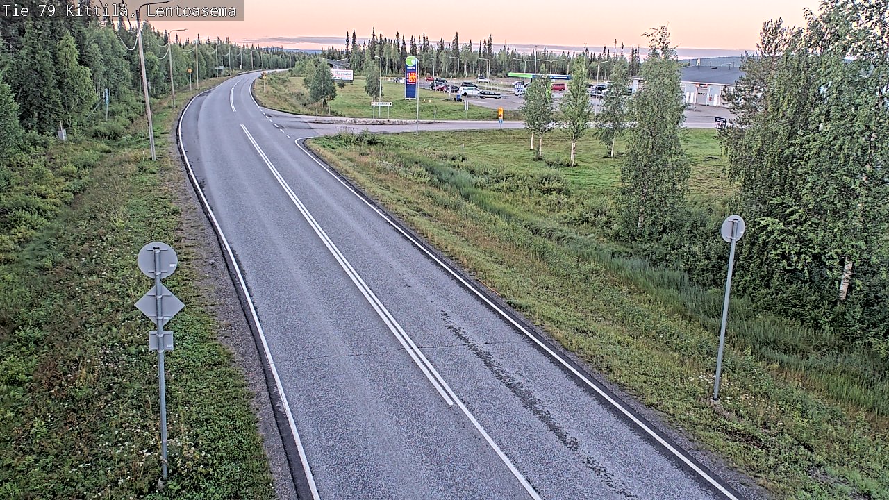 Kelikamerat Kuva Tie 79 Kittilä, Lentoasema, Kittilä, Lappi