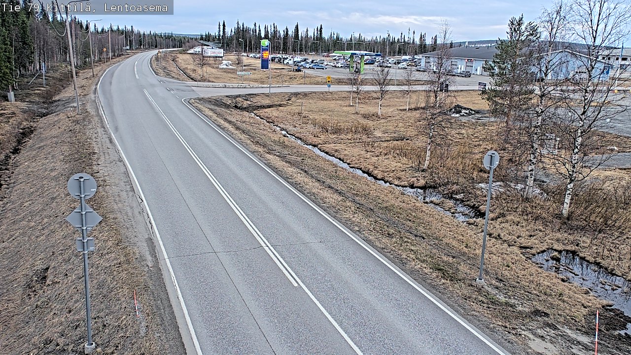 Kelikamerat Kuva Tie 79 Kittilä, Lentoasema, Kittilä, Lappi