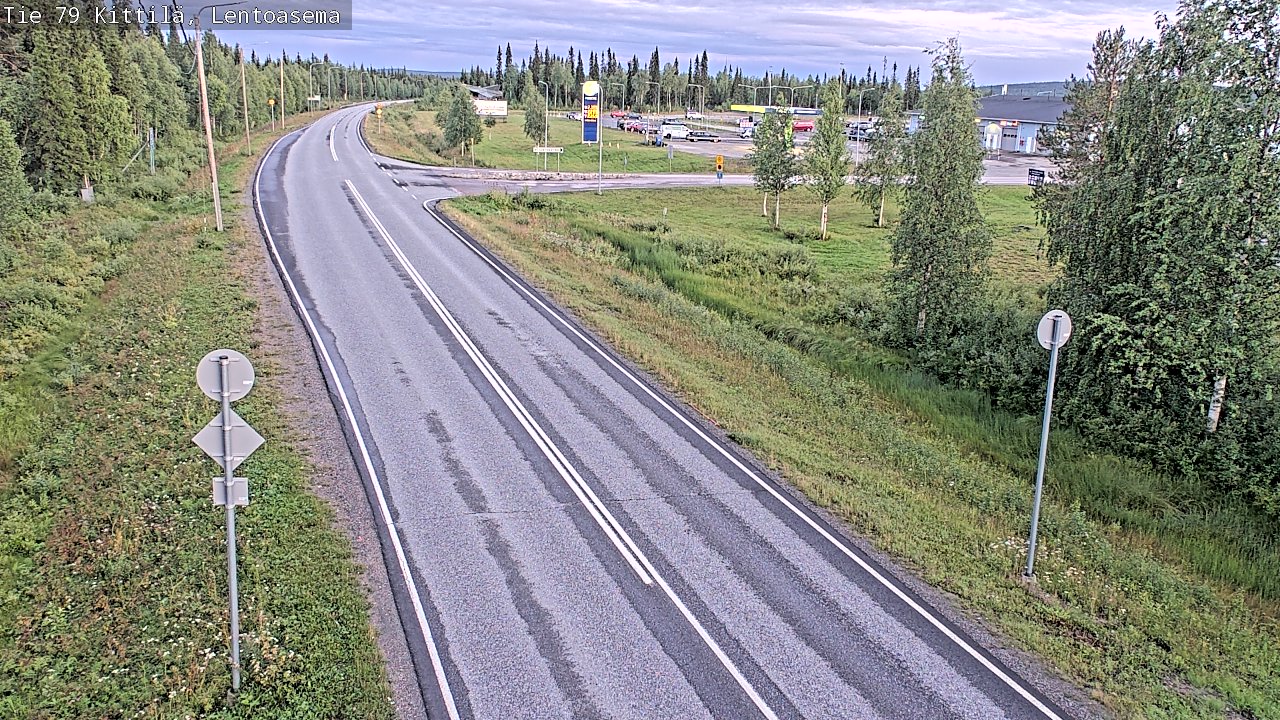 Kelikamerat Kuva Tie 79 Kittilä, Lentoasema, Kittilä, Lappi