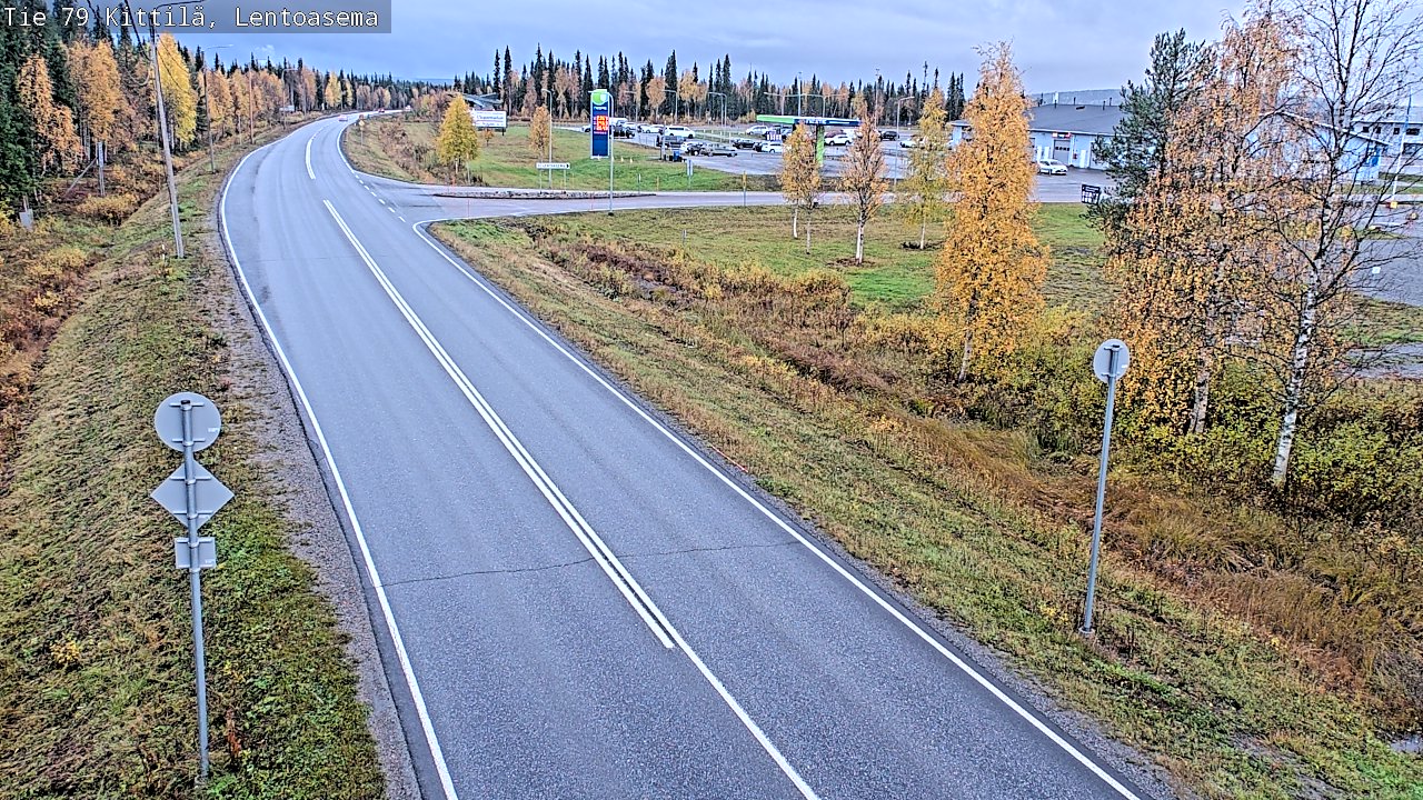 Kelikamerat Kuva Tie 79 Kittilä, Lentoasema, Kittilä, Lappi