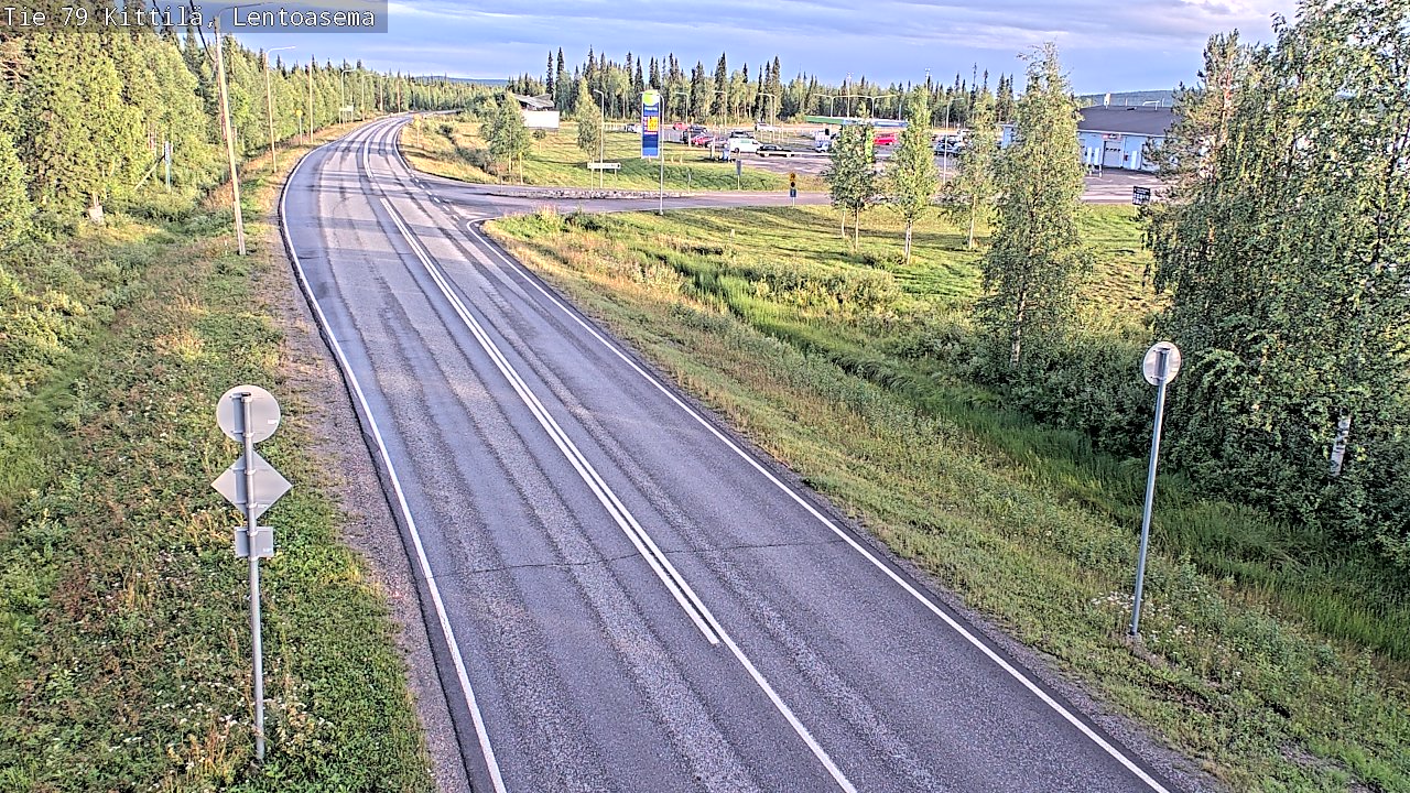 Kelikamerat Kuva Tie 79 Kittilä, Lentoasema, Kittilä, Lappi