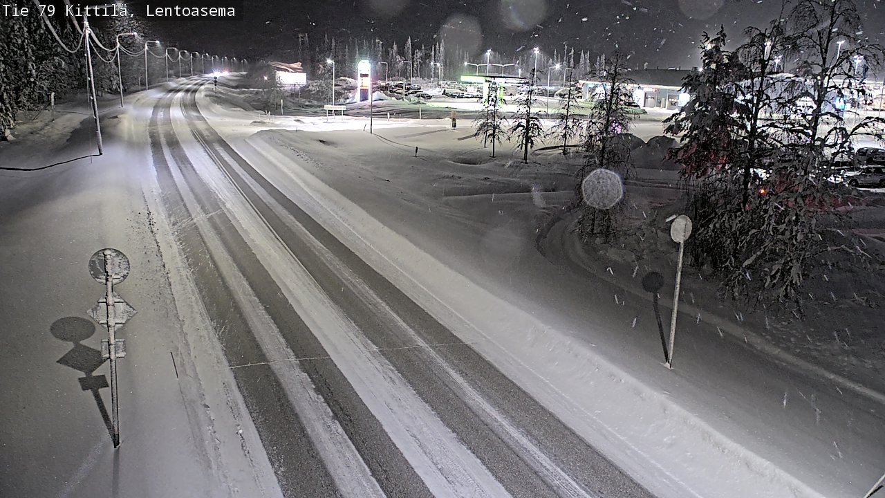 Weather Camera Image Road 79 Kittilä, Lentoasema, Kittilä, Lappi