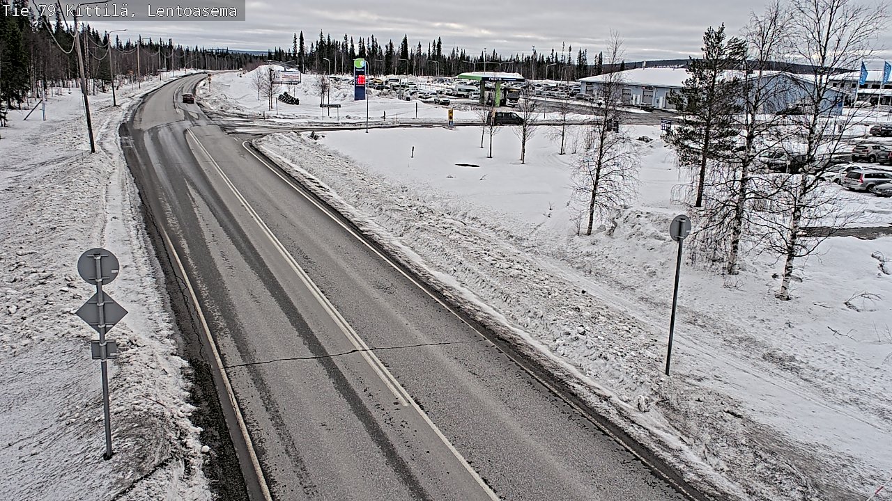 Kelikamerat Kuva Tie 79 Kittilä, Lentoasema, Kittilä, Lappi