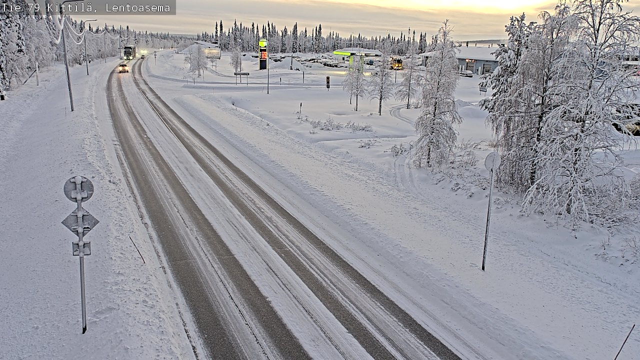 Weather Camera Image Road 79 Kittilä, Lentoasema, Kittilä, Lappi