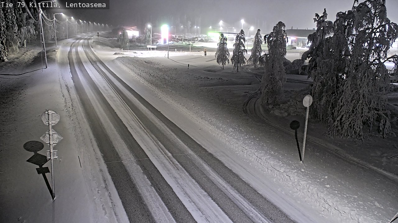 Kelikamerat Kuva Tie 79 Kittilä, Lentoasema, Kittilä, Lappi