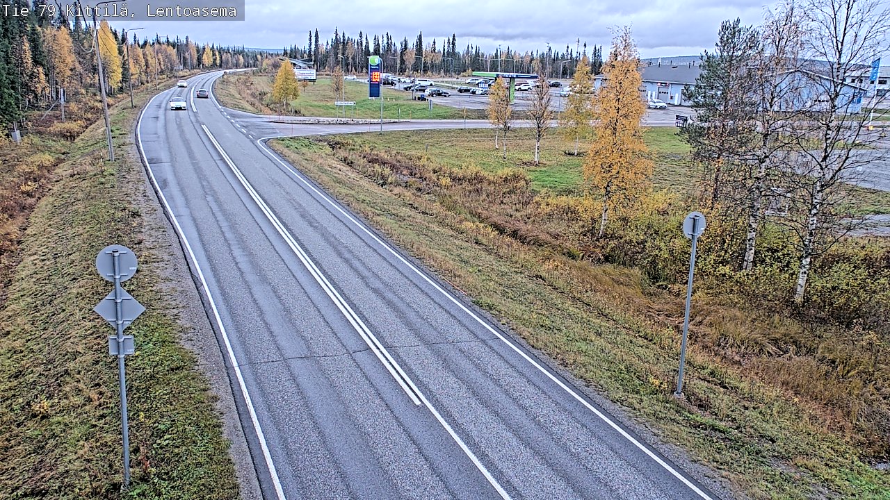 Weather Camera Image Road 79 Kittilä, Lentoasema, Kittilä, Lappi