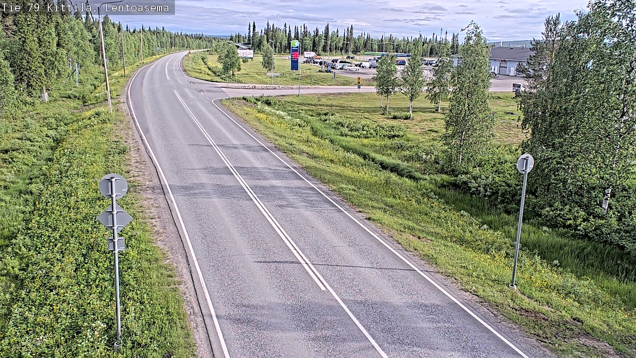 Kelikamerat Kuva Tie 79 Kittilä, Lentoasema, Kittilä, Lappi