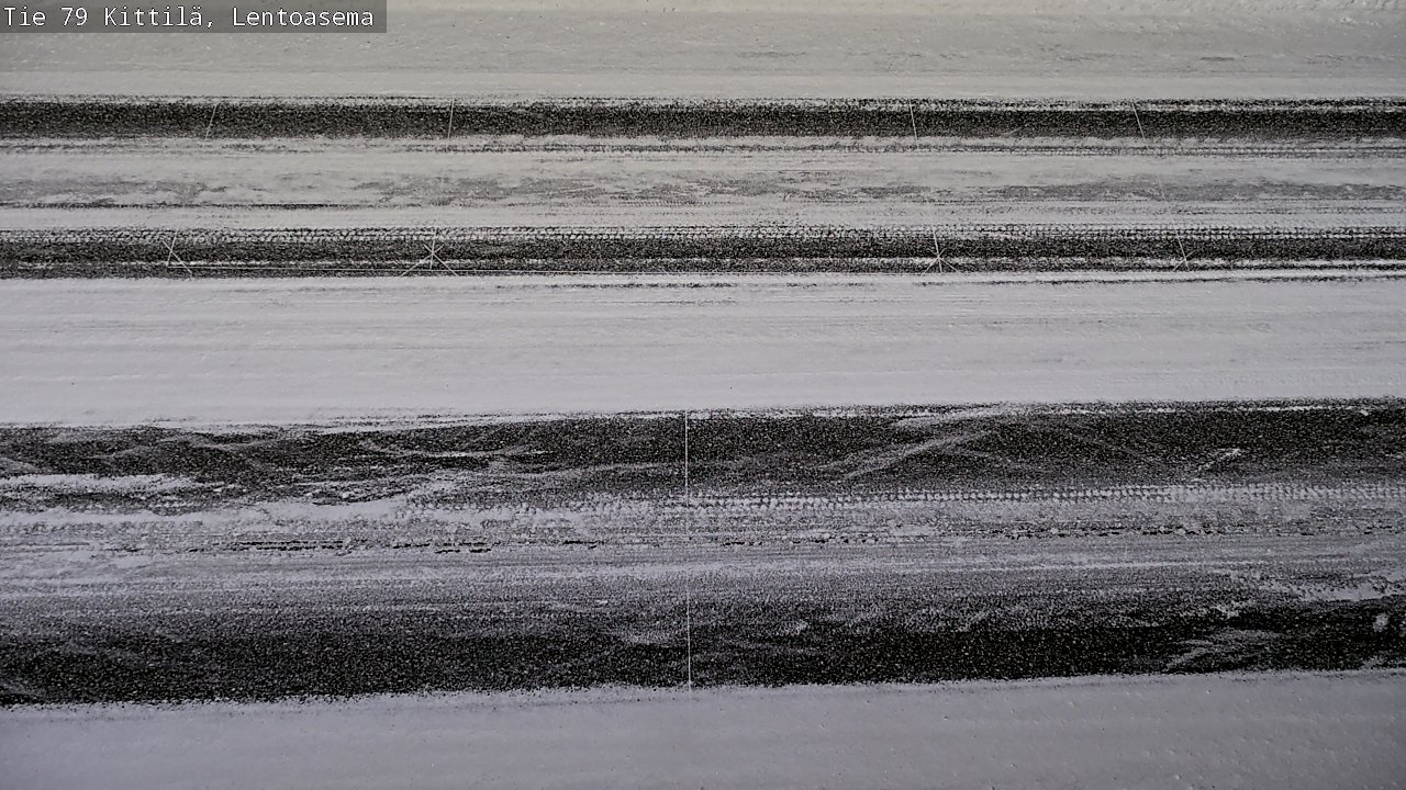 Weather Camera Image Väg 79 Kittilä, Lentoasema, Kittilä, Lappi