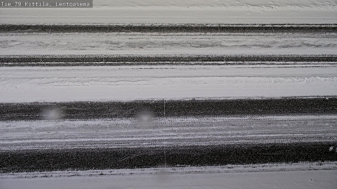 Weather Camera Image Väg 79 Kittilä, Lentoasema, Kittilä, Lappi