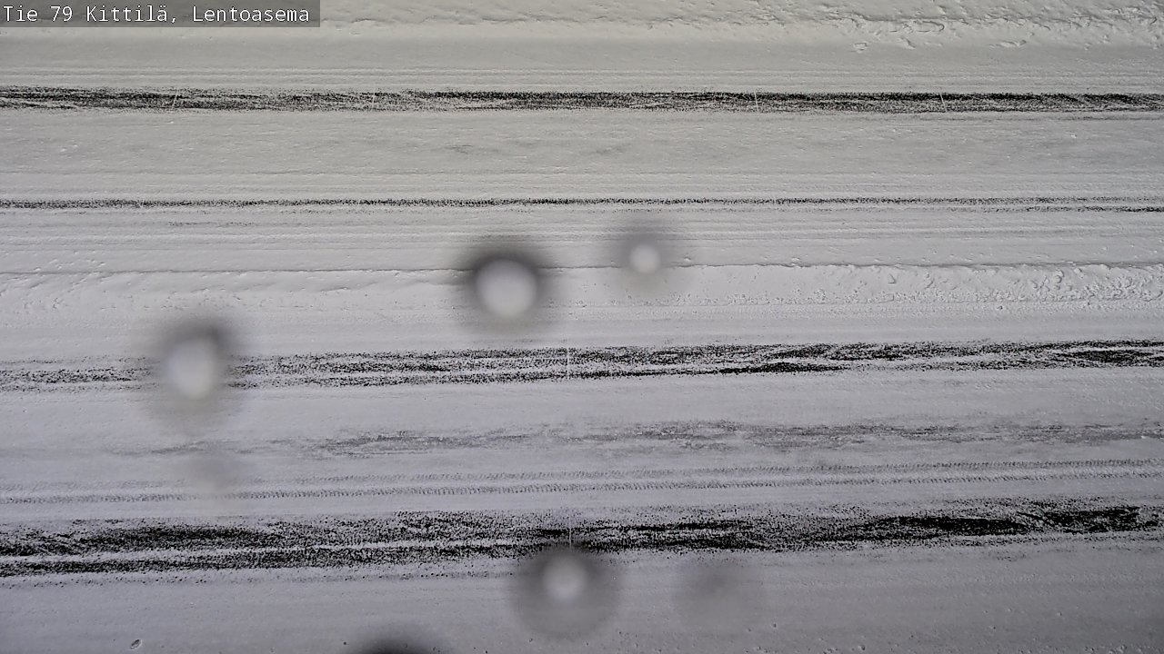 Weather Camera Image Väg 79 Kittilä, Lentoasema, Kittilä, Lappi
