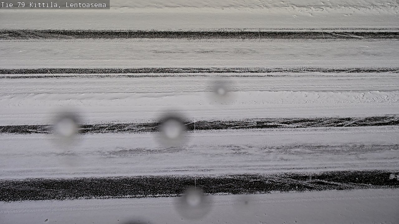 Weather Camera Image Väg 79 Kittilä, Lentoasema, Kittilä, Lappi