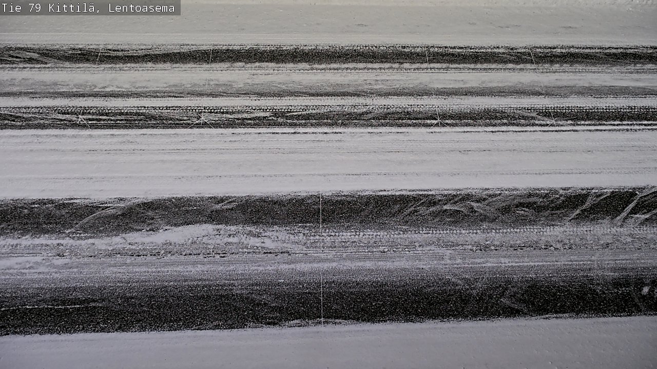 Weather Camera Image Väg 79 Kittilä, Lentoasema, Kittilä, Lappi