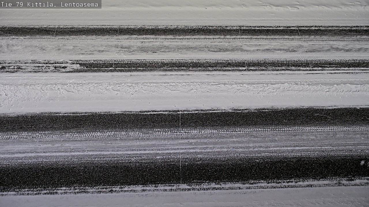 Weather Camera Image Väg 79 Kittilä, Lentoasema, Kittilä, Lappi