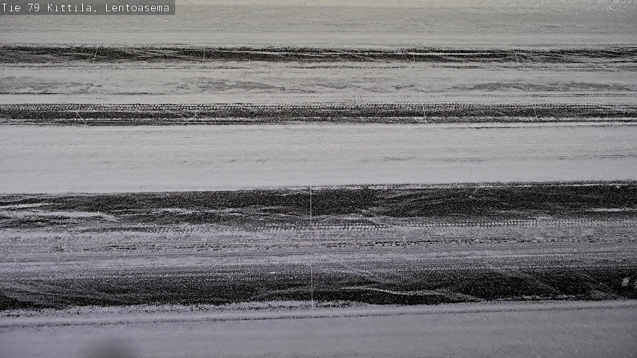 Weather Camera Image Väg 79 Kittilä, Lentoasema, Kittilä, Lappi