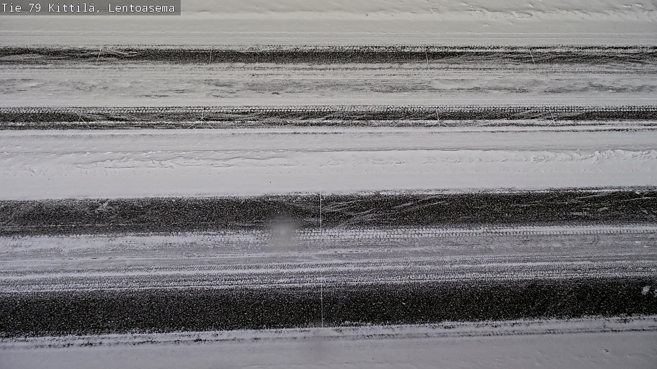 Weather Camera Image Väg 79 Kittilä, Lentoasema, Kittilä, Lappi
