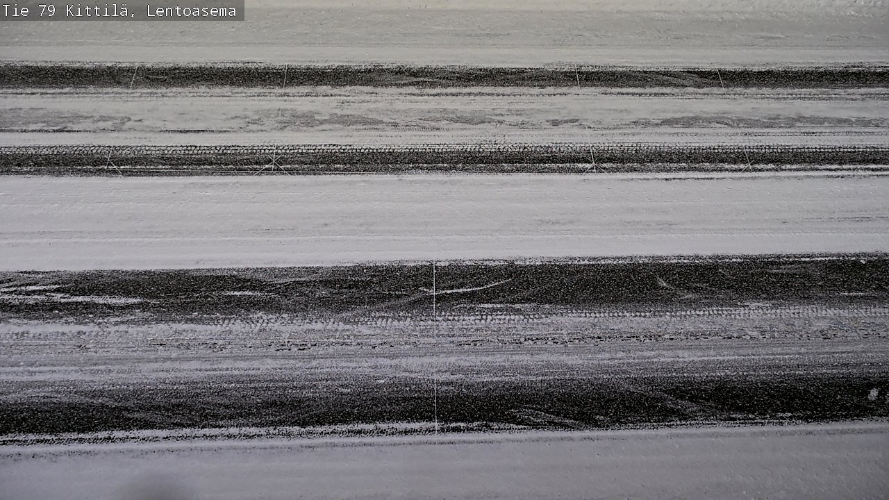 Weather Camera Image Väg 79 Kittilä, Lentoasema, Kittilä, Lappi