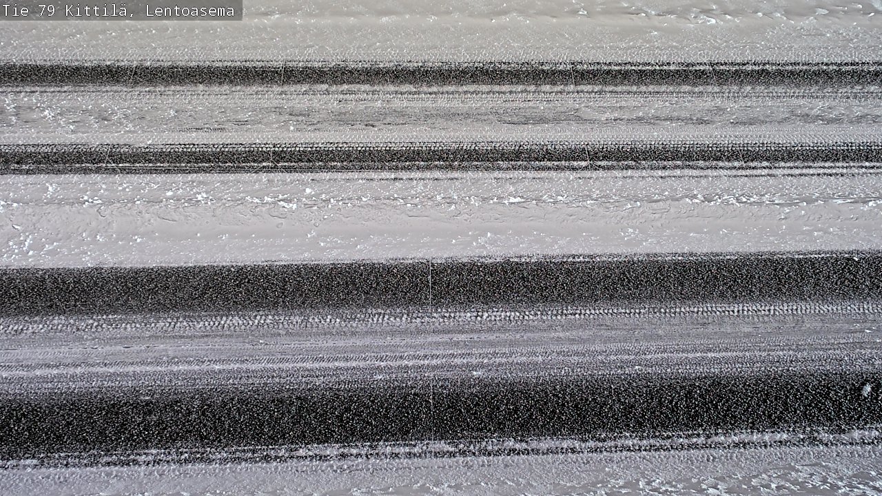 Weather Camera Image Väg 79 Kittilä, Lentoasema, Kittilä, Lappi