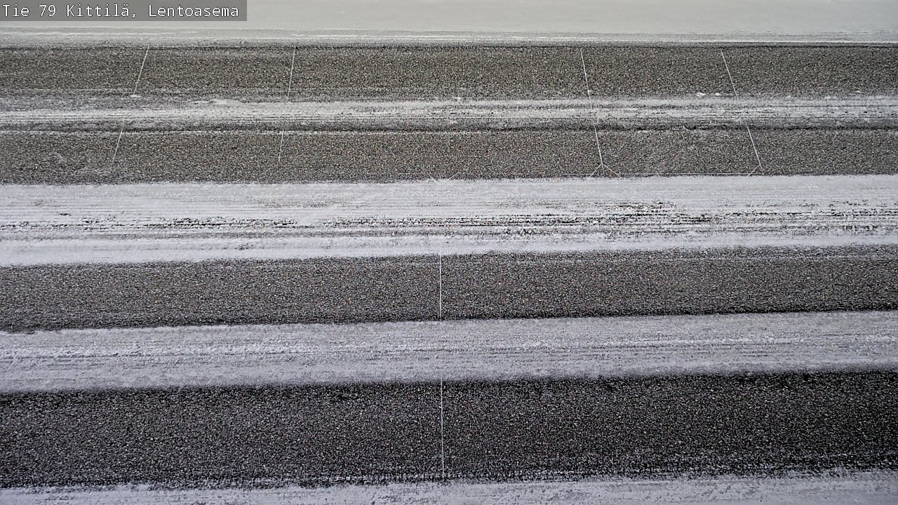 Weather Camera Image Väg 79 Kittilä, Lentoasema, Kittilä, Lappi