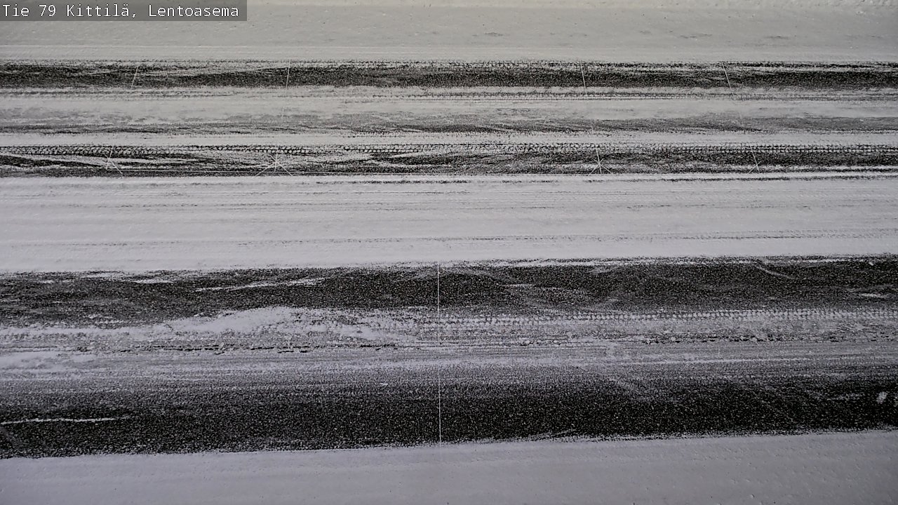 Weather Camera Image Väg 79 Kittilä, Lentoasema, Kittilä, Lappi