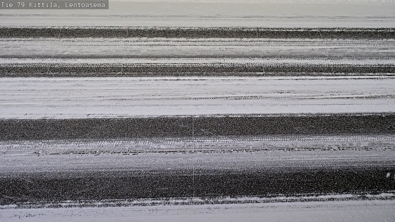 Weather Camera Image Väg 79 Kittilä, Lentoasema, Kittilä, Lappi