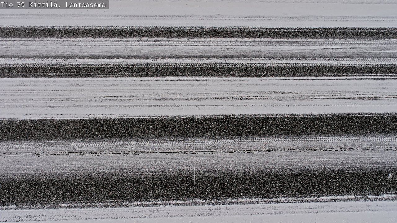 Weather Camera Image Väg 79 Kittilä, Lentoasema, Kittilä, Lappi
