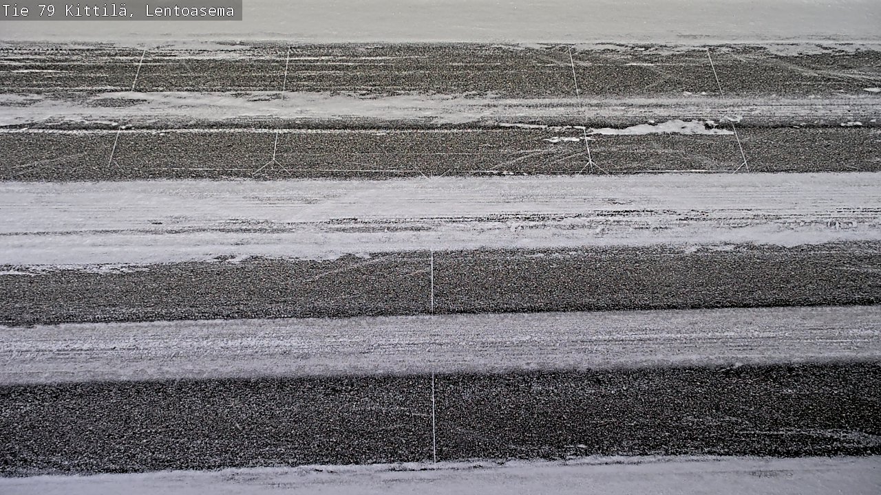 Weather Camera Image Väg 79 Kittilä, Lentoasema, Kittilä, Lappi
