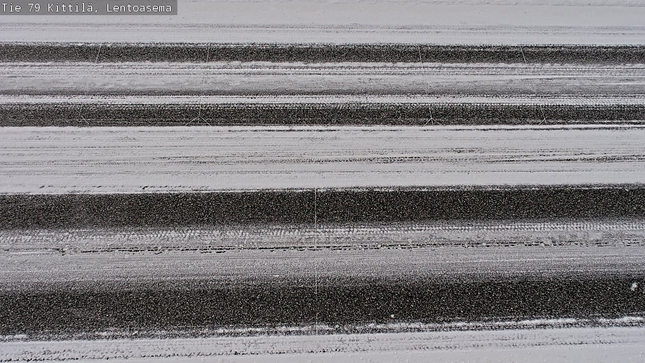 Weather Camera Image Väg 79 Kittilä, Lentoasema, Kittilä, Lappi