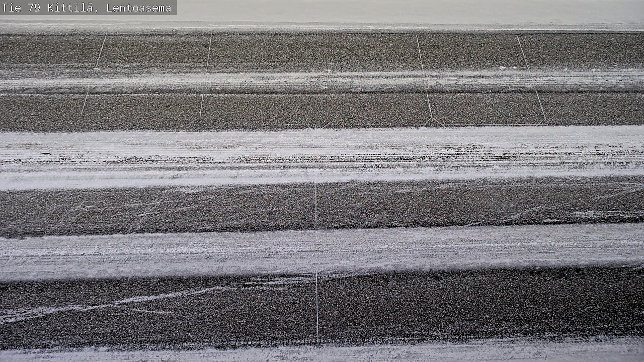 Weather Camera Image Väg 79 Kittilä, Lentoasema, Kittilä, Lappi