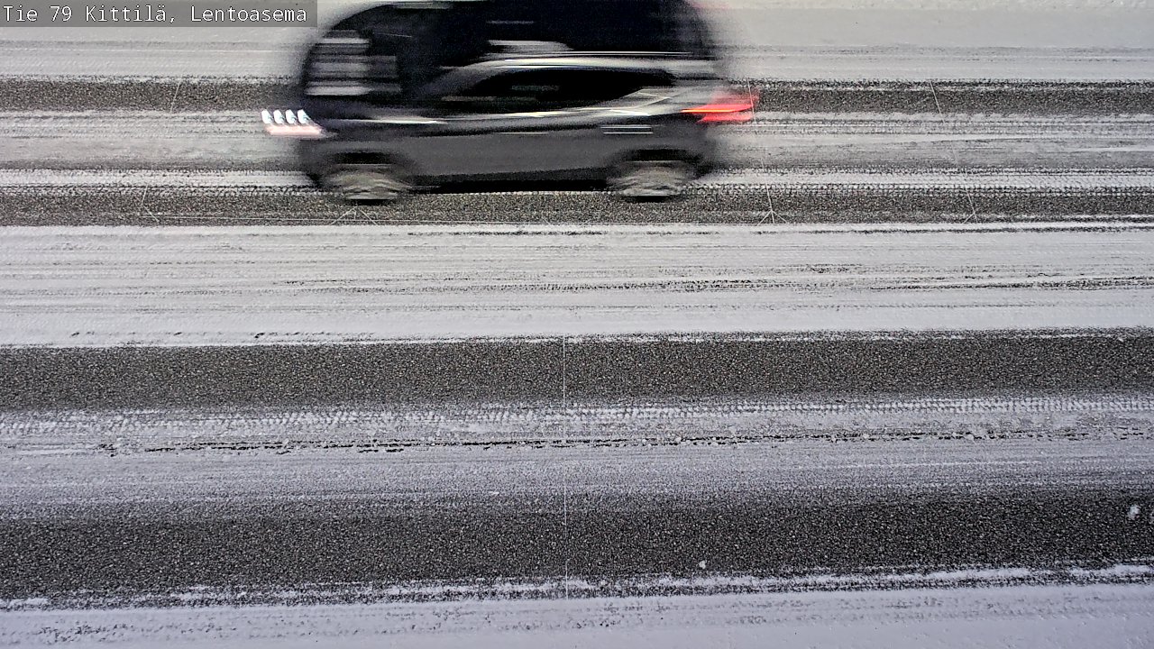 Weather Camera Image Väg 79 Kittilä, Lentoasema, Kittilä, Lappi