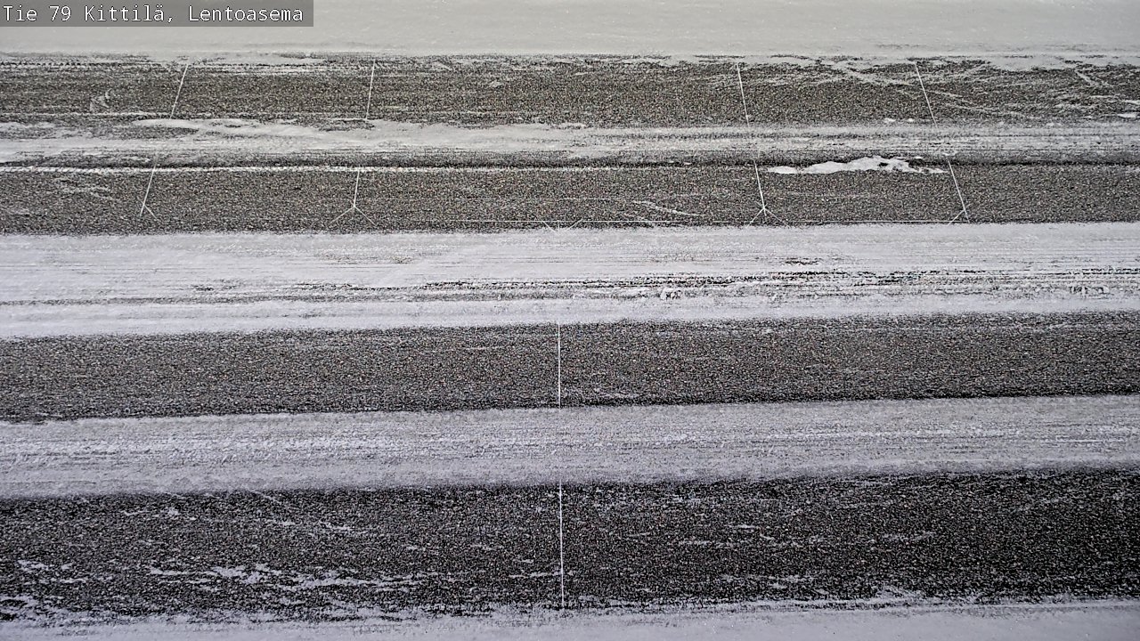 Weather Camera Image Väg 79 Kittilä, Lentoasema, Kittilä, Lappi