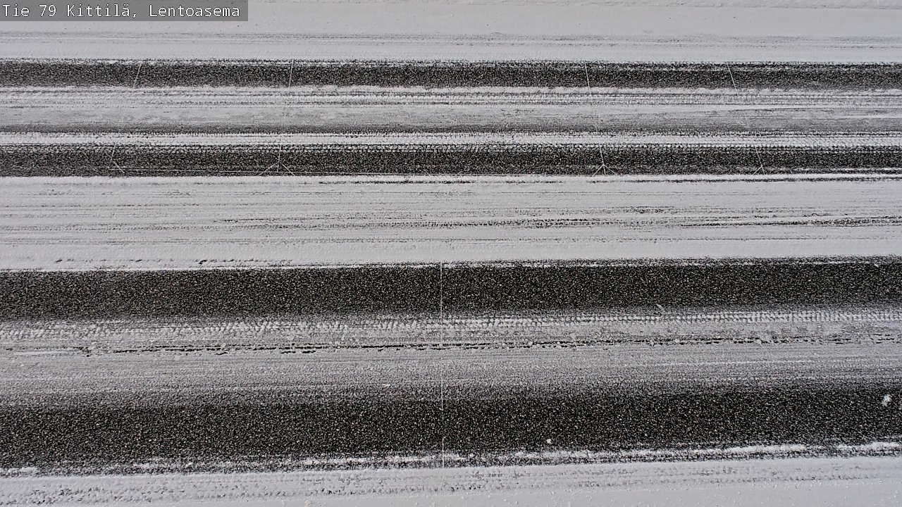 Weather Camera Image Väg 79 Kittilä, Lentoasema, Kittilä, Lappi