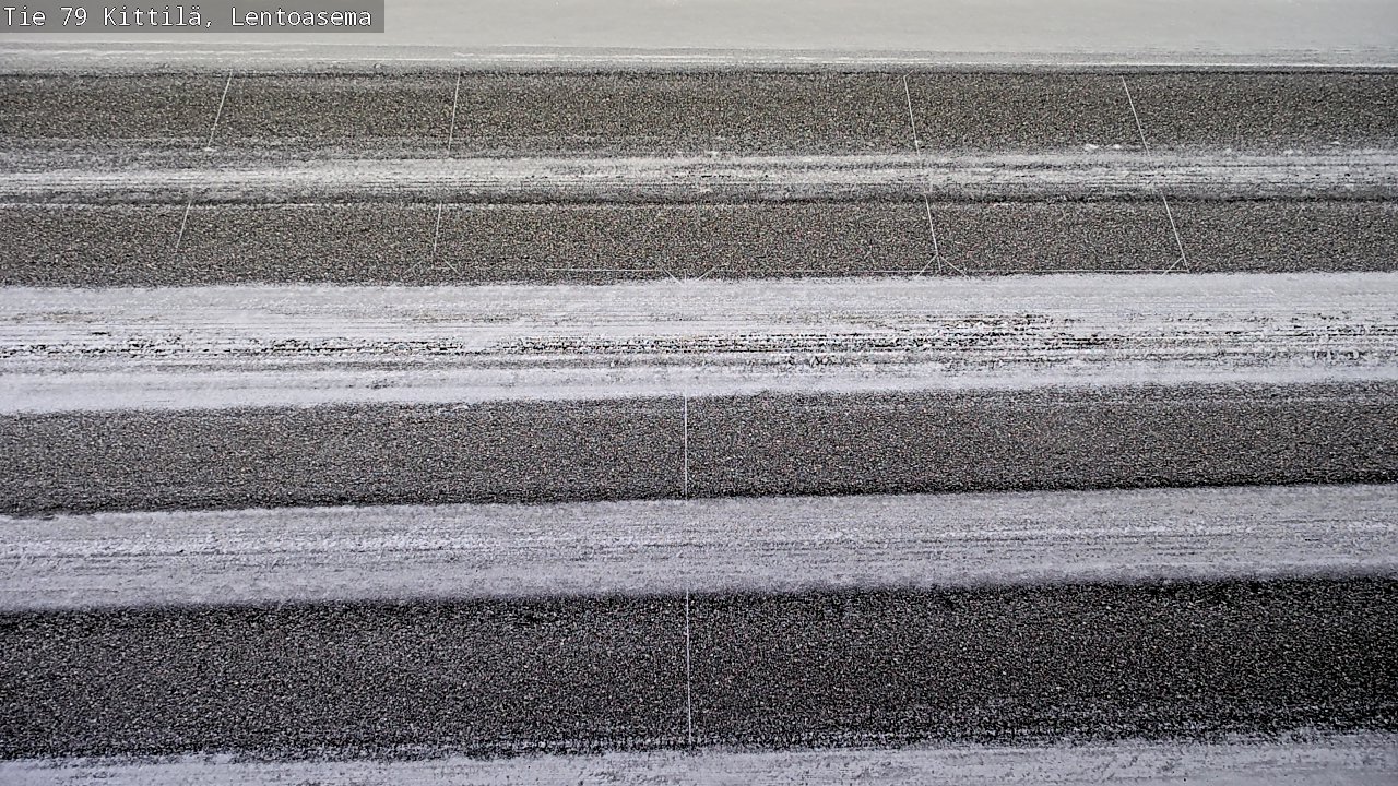 Weather Camera Image Väg 79 Kittilä, Lentoasema, Kittilä, Lappi