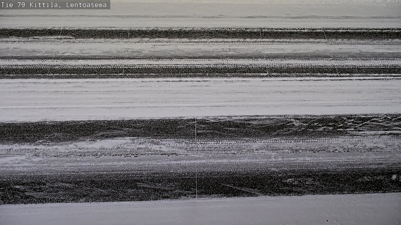 Weather Camera Image Väg 79 Kittilä, Lentoasema, Kittilä, Lappi