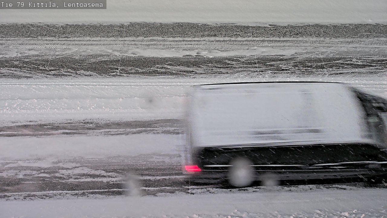 Weather Camera Image Väg 79 Kittilä, Lentoasema, Kittilä, Lappi