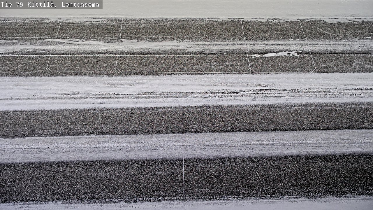 Weather Camera Image Väg 79 Kittilä, Lentoasema, Kittilä, Lappi