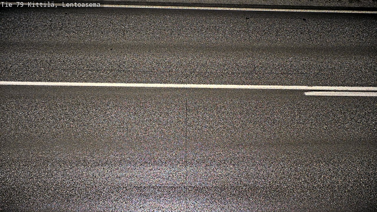 Weather Camera Image Väg 79 Kittilä, Lentoasema, Kittilä, Lappi