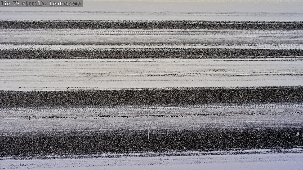 Weather Camera Image Väg 79 Kittilä, Lentoasema, Kittilä, Lappi