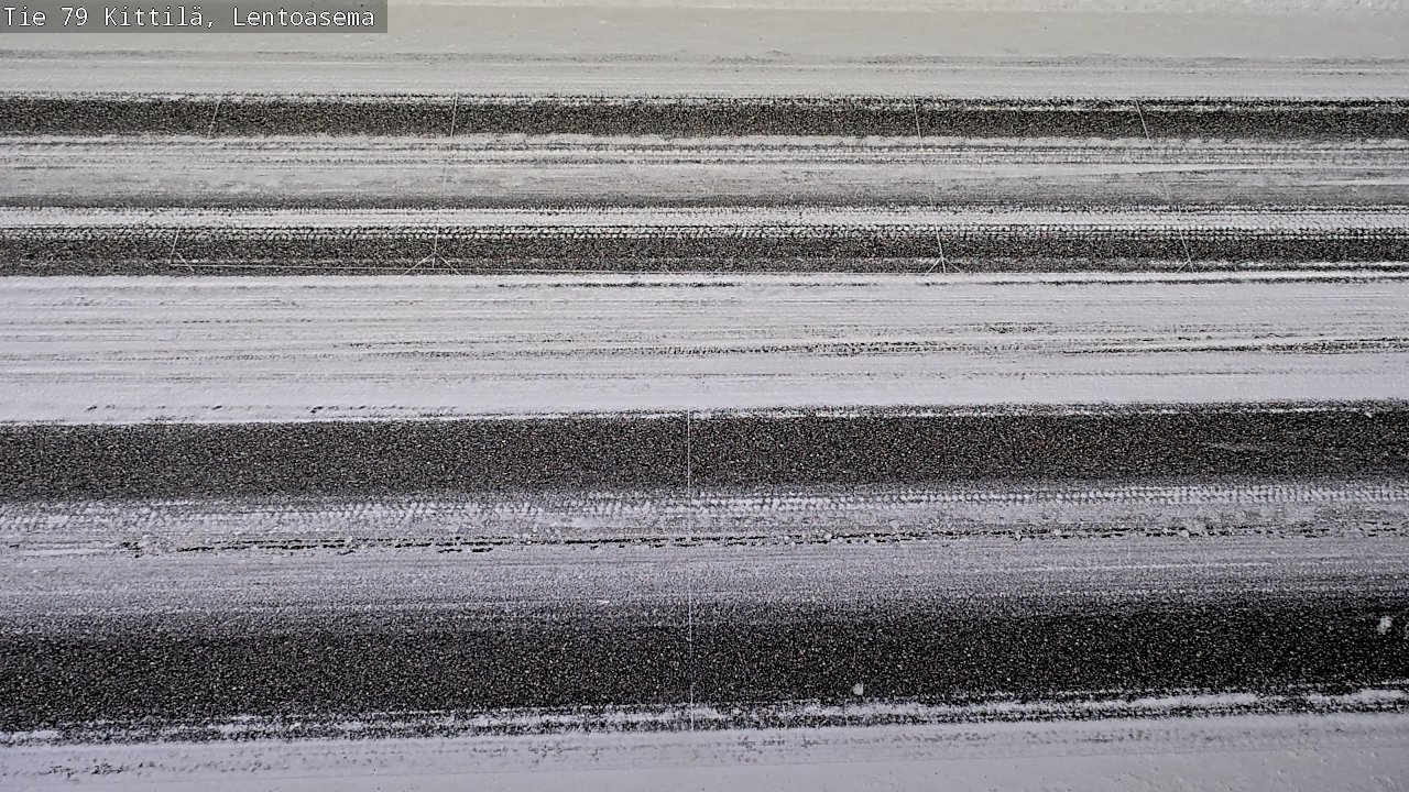 Weather Camera Image Väg 79 Kittilä, Lentoasema, Kittilä, Lappi