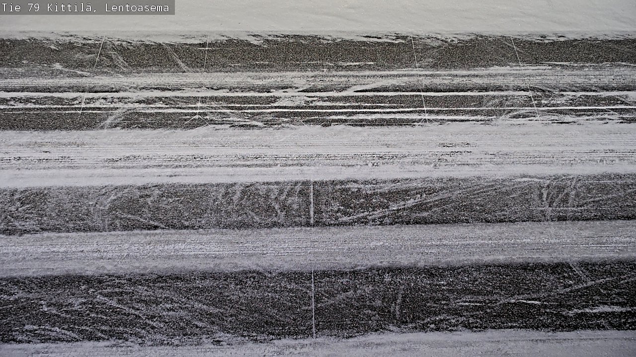 Weather Camera Image Väg 79 Kittilä, Lentoasema, Kittilä, Lappi