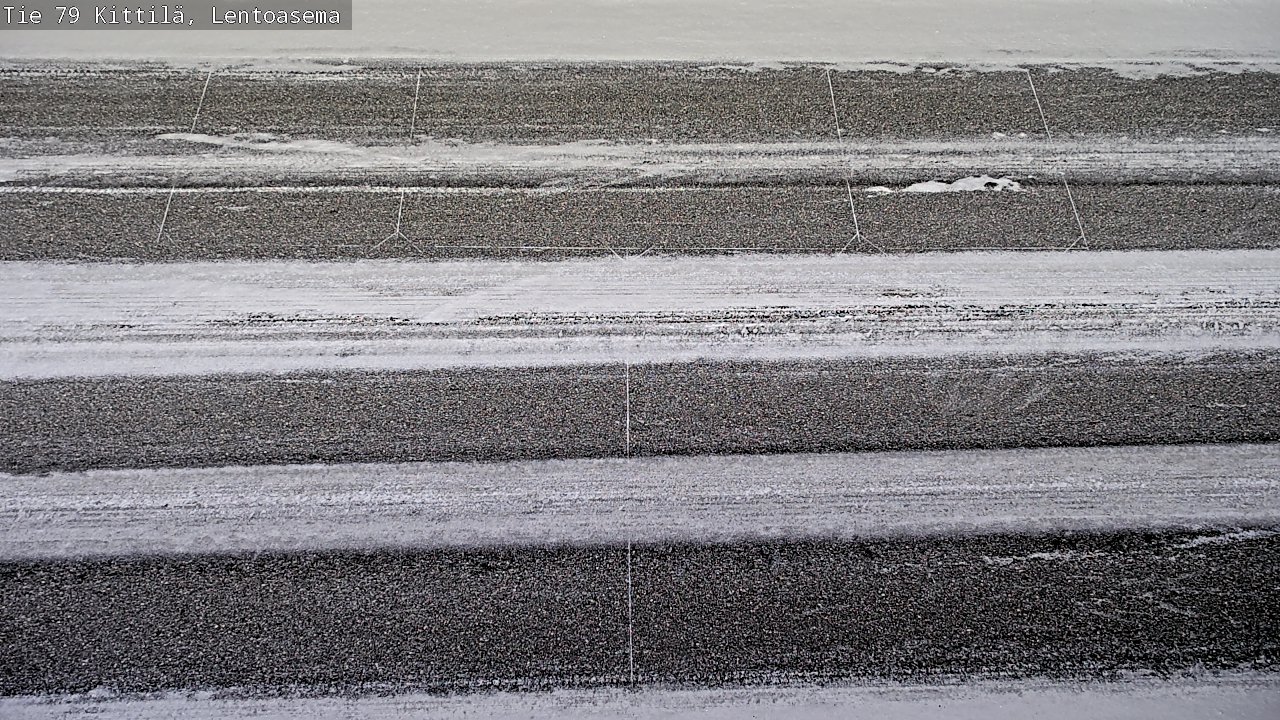 Weather Camera Image Väg 79 Kittilä, Lentoasema, Kittilä, Lappi