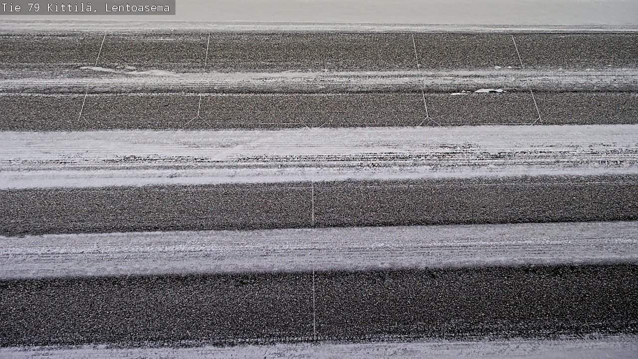 Weather Camera Image Väg 79 Kittilä, Lentoasema, Kittilä, Lappi