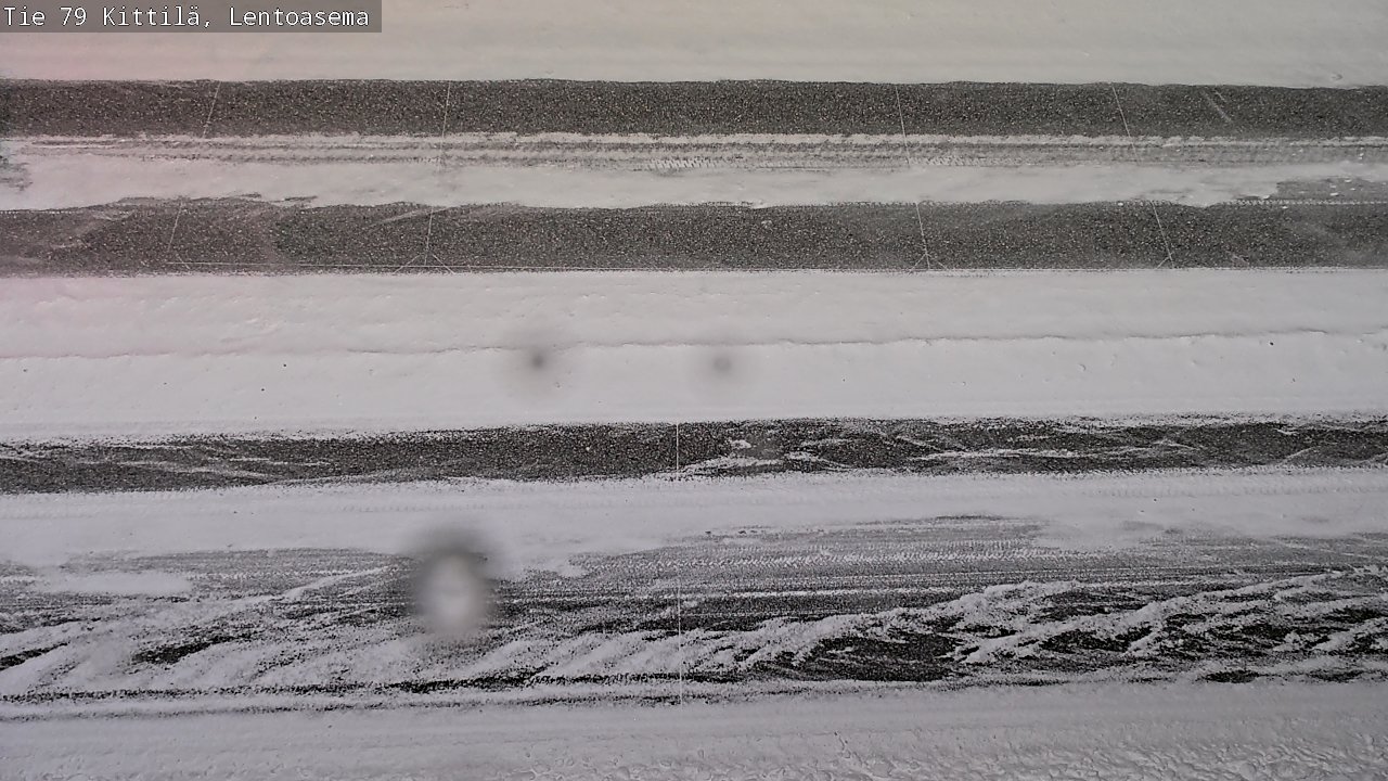 Weather Camera Image Väg 79 Kittilä, Lentoasema, Kittilä, Lappi