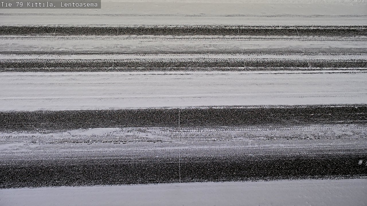 Weather Camera Image Väg 79 Kittilä, Lentoasema, Kittilä, Lappi
